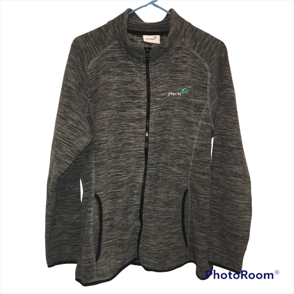 Women’s Grey Full-Zip Jacket - Active Fleece
